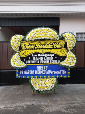 Papan Bunga Duka di Kratonan