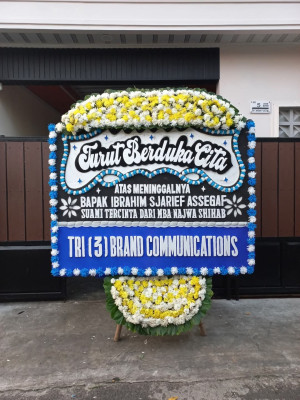 Papan Bunga Duka di Kratonan